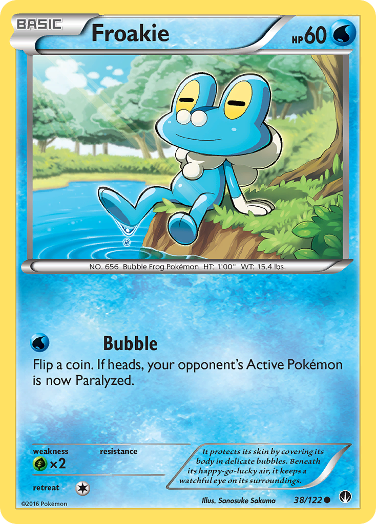 Froakie 38/122 Common BREAKpoint NM/LP