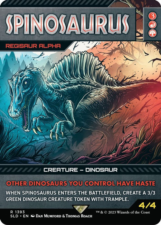 Spinosaurus - Regisaur Alpha 1393 Rare Secret Lair Drop Series NM/M