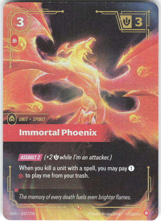 Immortal Phoenix Epic Origins 037/298 NM