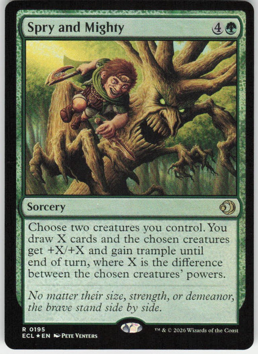 Spry and Mighty (Foil) R Lorwyn Eclipsed 195 NM