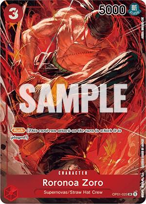 Roronoa Zoro (025) (Parallel) OP01-025 Super Rare Romance Dawn NM/M