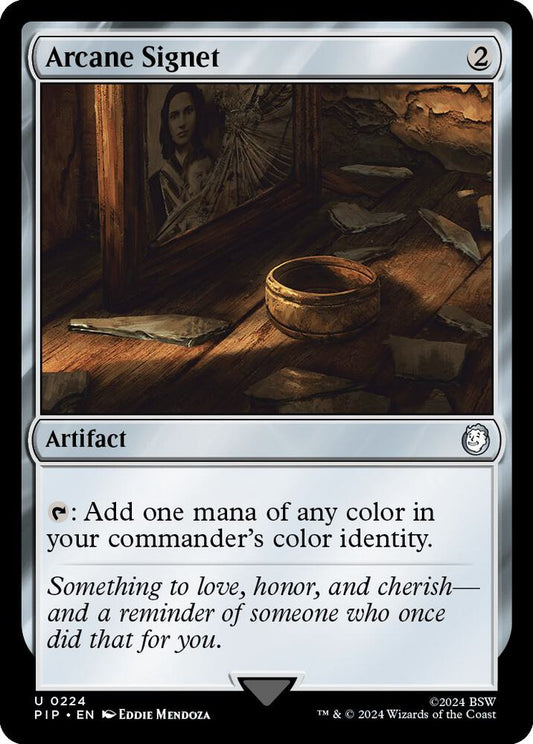 Arcane Signet 224 Foil Uncommon Universes Beyond: Fallout NM/M