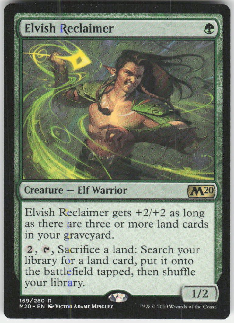 Elvish Reclaimer R Promo Pack: Core Set 2020 169 NM