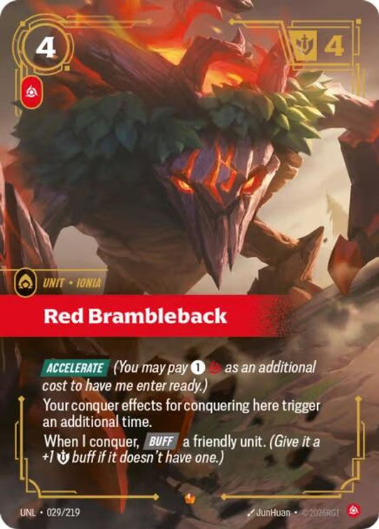 Red Brambleback 029/219 Epic Unleashed NM/M