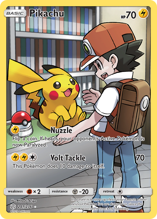 Pikachu 241/236 Secret Rare Cosmic Eclipse NM/M