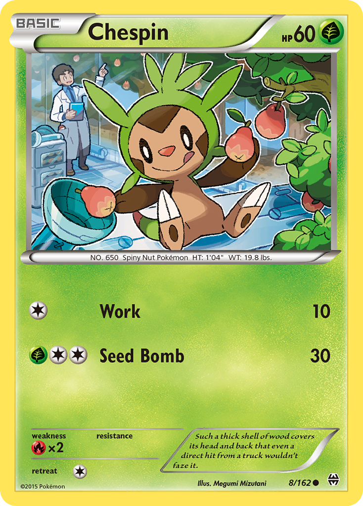 Chespin 8/162 Common BREAKthrough NM/LP