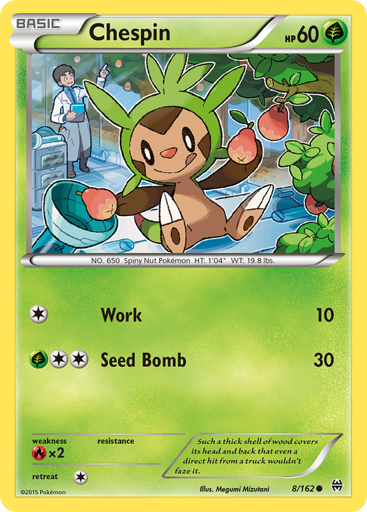 Chespin 8/162 Common BREAKthrough NM/LP