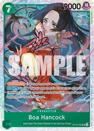 Boa Hancock OP16-032 Super Rare The Time of Battle Foil NM/M