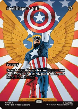 Steelshaper's Gift (Borderless) 50 Foil Marvel Universe Eternal-Legal NM/M