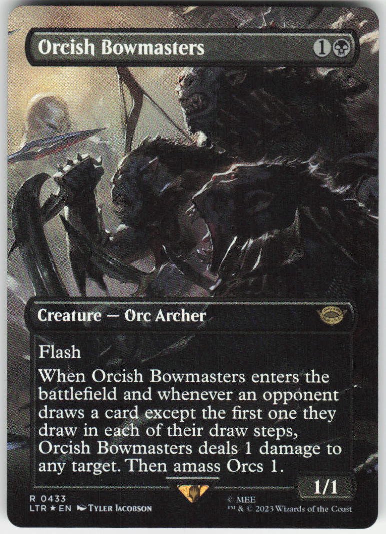 Orcish Bowmasters (Borderless) R Universes Beyond: The Lord of the Rings: Tales of Middle-earth 433 NM