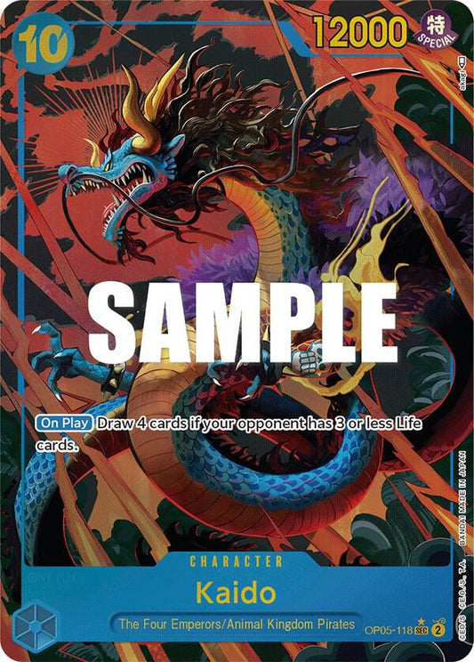 Kaido (118) (Alternate Art) OP05-118 Secret Rare Awakening of the New Era NM/M