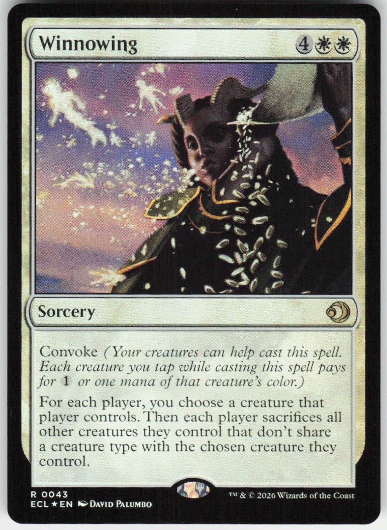Winnowing (Foil) R Lorwyn Eclipsed 43 NM