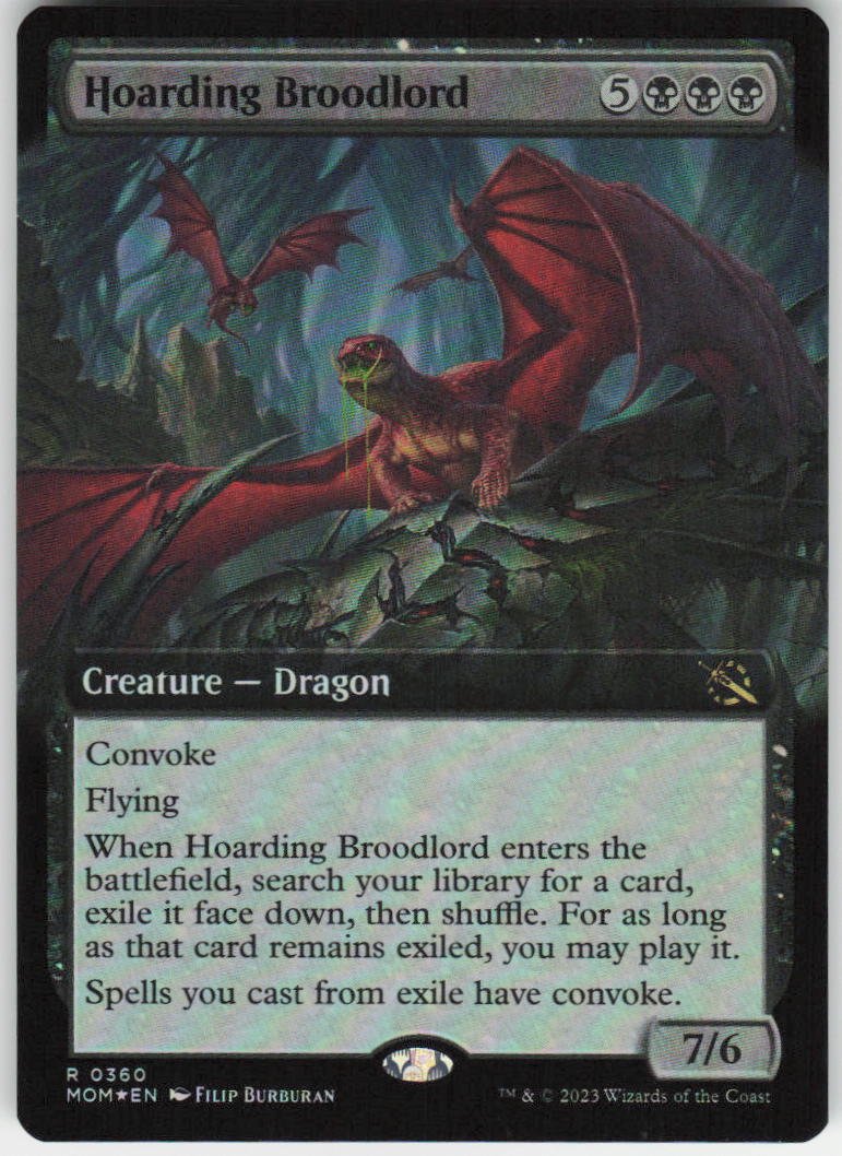 Hoarding Broodlord (Extended Art) R March of the Machine 360 NM
