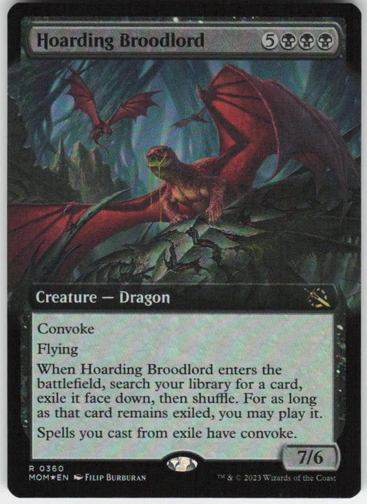Hoarding Broodlord (Extended Art) R March of the Machine 360 NM