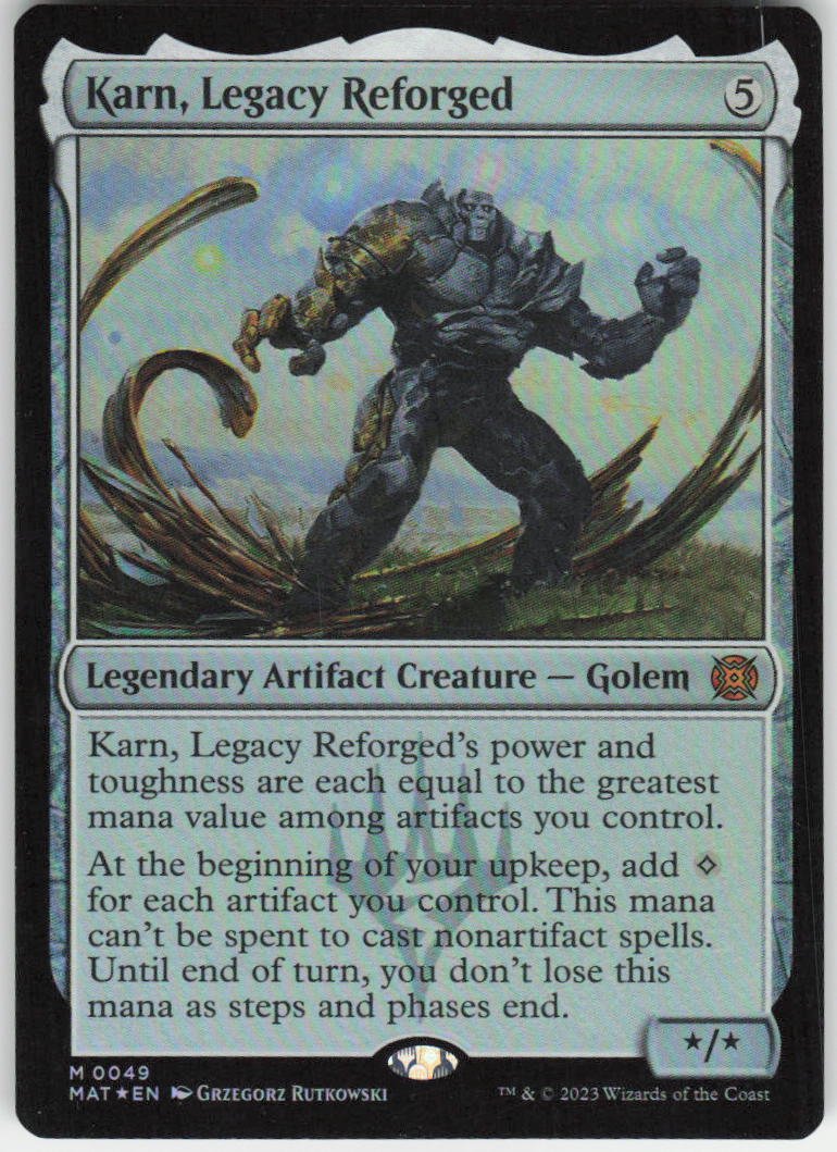Karn, Legacy Reforged M March of the Machine: The Aftermath 49 NM Foil