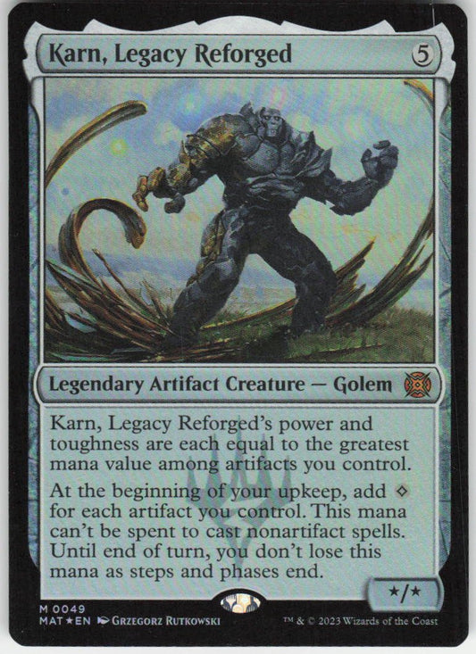 Karn, Legacy Reforged M March of the Machine: The Aftermath 49 NM Foil