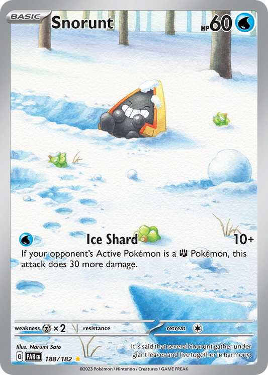 Snorunt 188/182 Illustration Rare Paradox Rift NM/M
