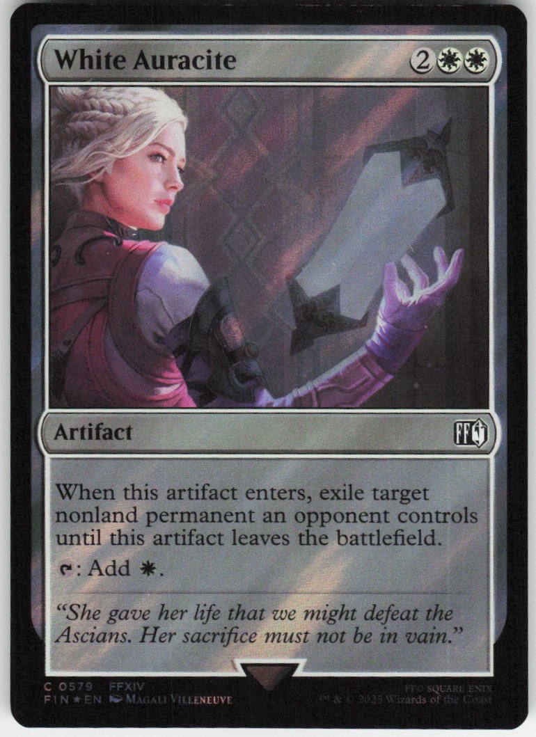 White Auracite (Surge Foil) C FINAL FANTASY 579 NM