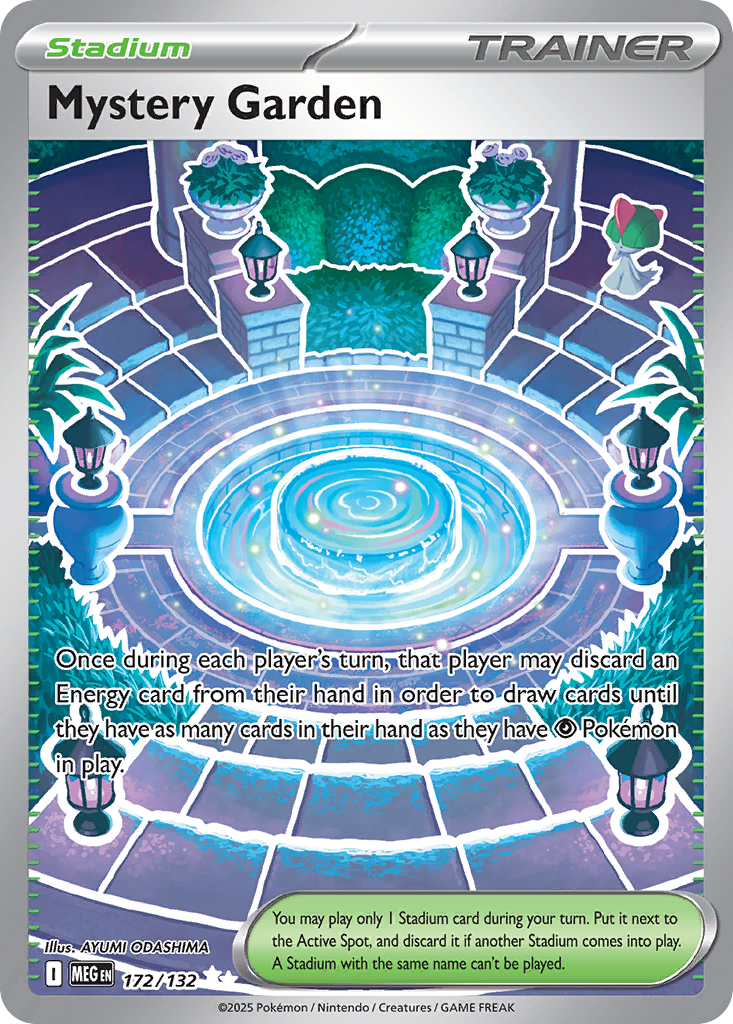 Mystery Garden 172/132 Ultra Rare Mega Evolution NM/M
