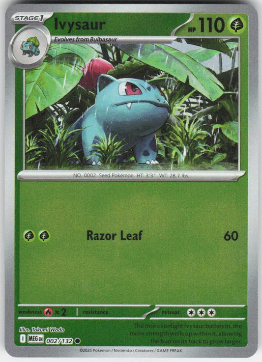 Ivysaur - Common ME01: Mega Evolution 002/132 NM