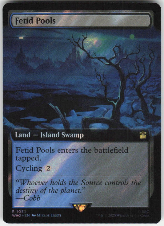 Fetid Pools (Extended Art) (Surge Foil) R Universes Beyond: Doctor Who 1085 NM