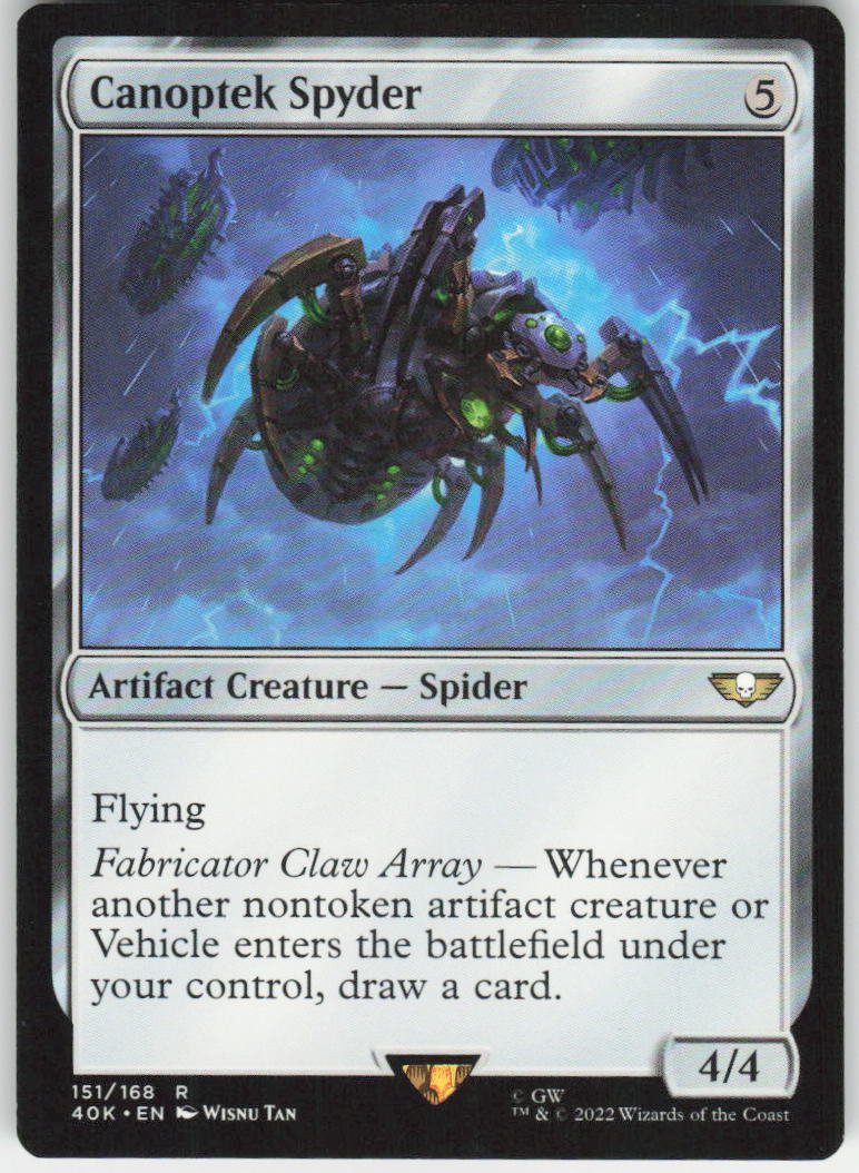 Canoptek Spyder R Universes Beyond: Warhammer 40,000 151 NM
