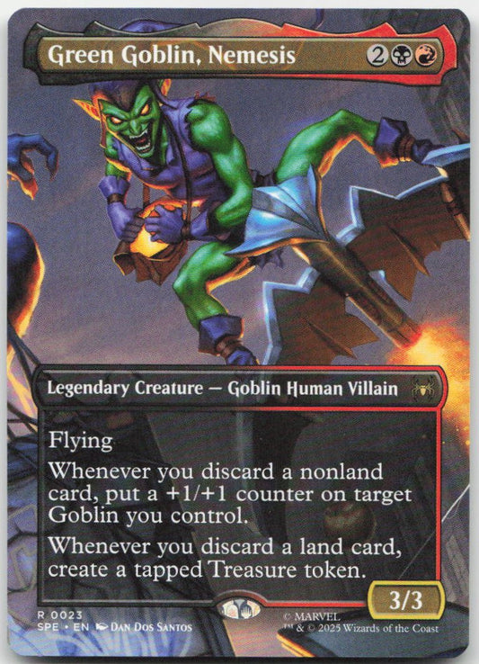 Green Goblin, Nemesis (Borderless) R Marvel's Spider-Man: Eternal-Legal 23 NM