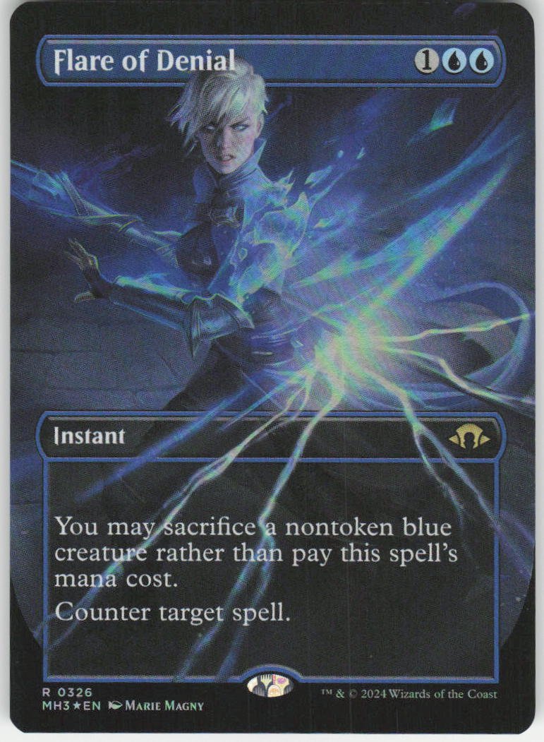 Flare of Denial (Borderless Foil) R Modern Horizons 3 326 NM