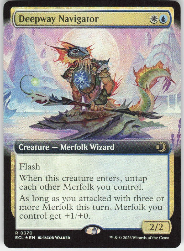 Deepway Navigator (Extended Art Foil) R Lorwyn Eclipsed 370 NM