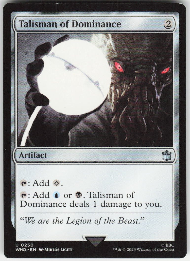 Talisman of Dominance U Universes Beyond: Doctor Who 250 NM