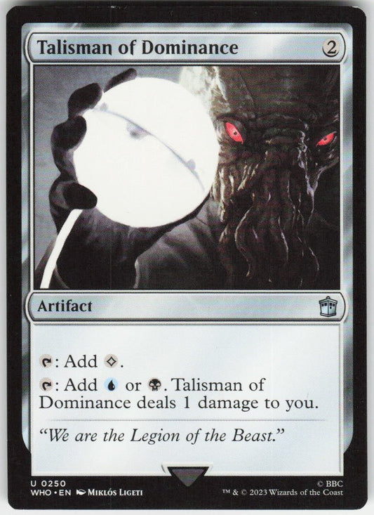 Talisman of Dominance U Universes Beyond: Doctor Who 250 NM