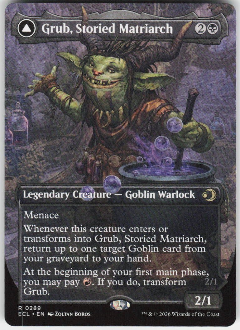 Grub, Storied Matriarch (Borderless) R Lorwyn Eclipsed 289 NM