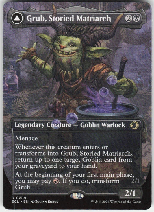Grub, Storied Matriarch (Borderless) R Lorwyn Eclipsed 289 NM