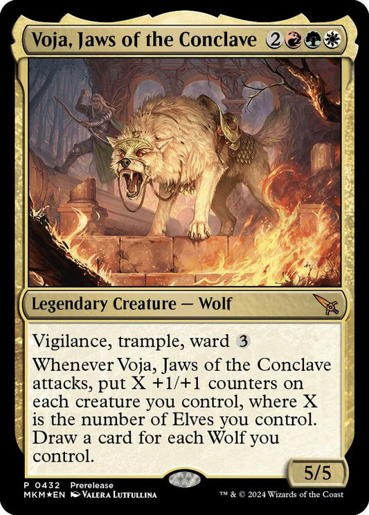 Voja, Jaws of the Conclave 432 Mythic Foil Prerelease Cards NM/M