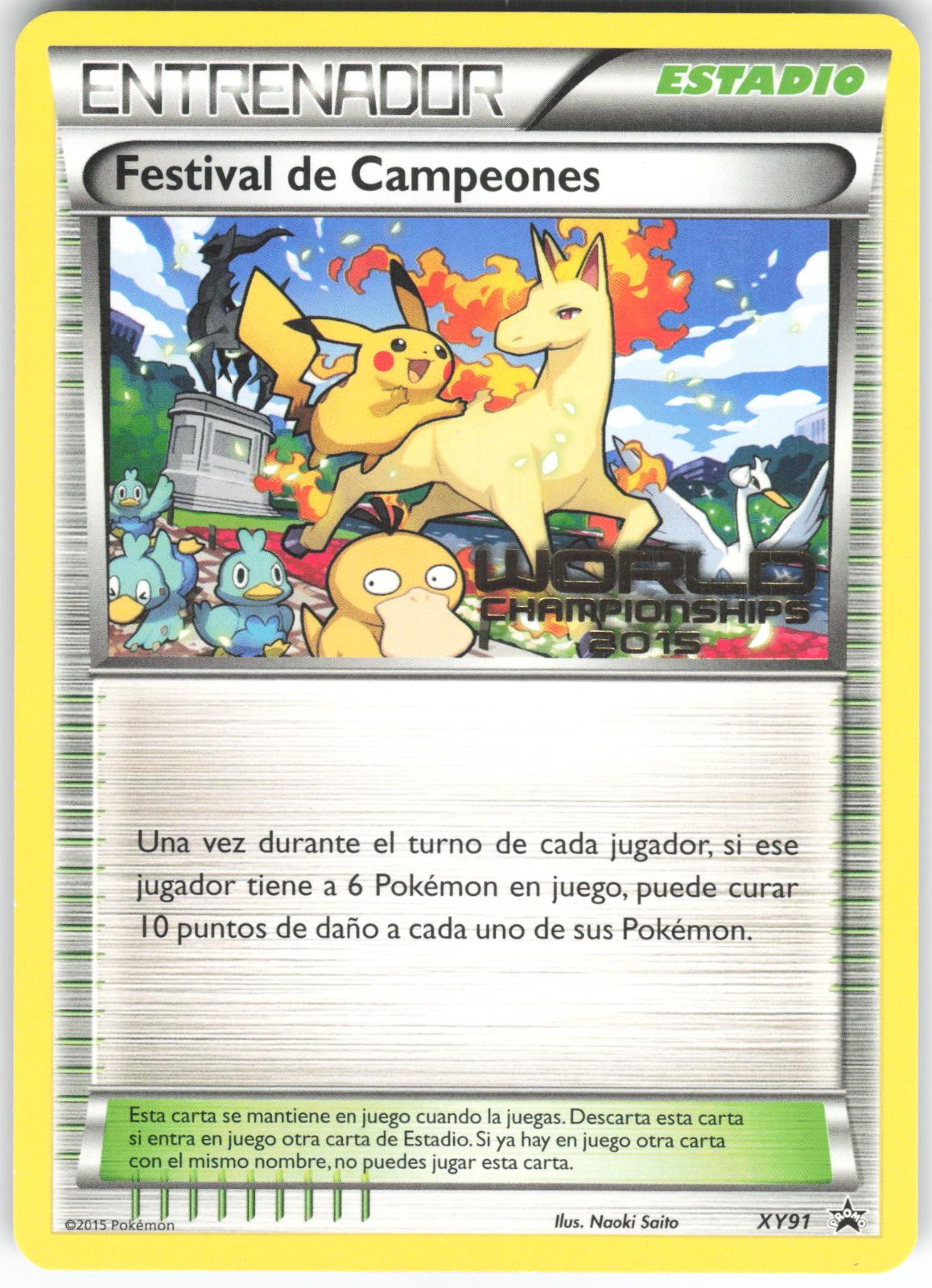 Champions Festival (Spanish) (2015) XY91 Promo XY Promo NM/M