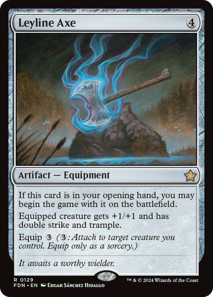 Leyline Axe 129 Rare Foundations NM/M