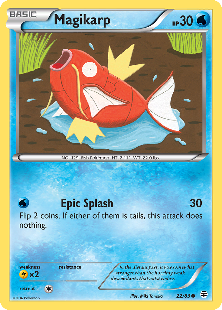 Magikarp 22/83 Common Generations NM/M