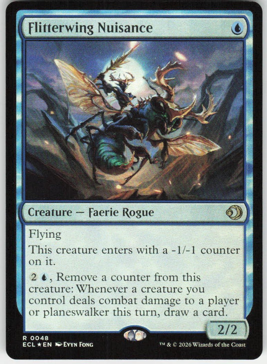 Flitterwing Nuisance (Foil) R Lorwyn Eclipsed 48 NM