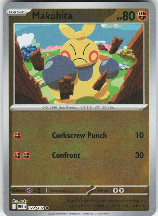 Makuhita Common ME01: Mega Evolution 072/132 NM