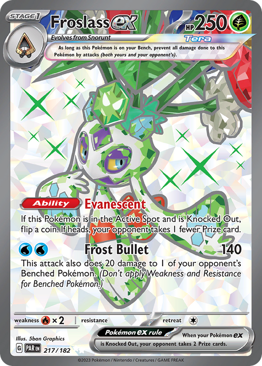 Froslass ex 217/182 Ultra Rare Paradox Rift NM/M