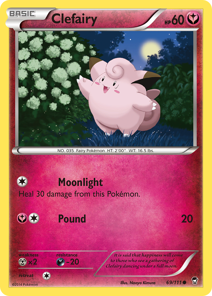 Clefairy 69/111 Common Furious Fists NM/M