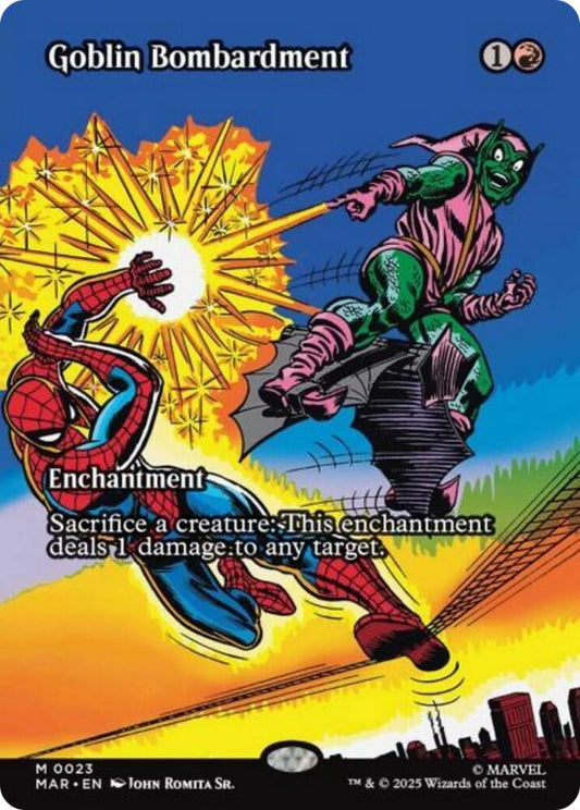 Goblin Bombardment (Borderless) 23 Mythic Marvel Universe Eternal-Legal NM/M