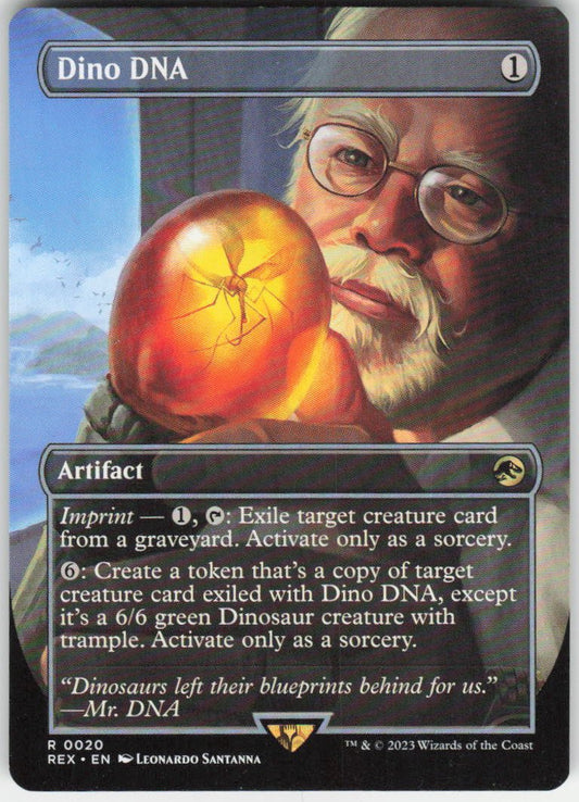 Dino DNA (Borderless) R Universes Beyond: Jurassic World Collection 20 NM