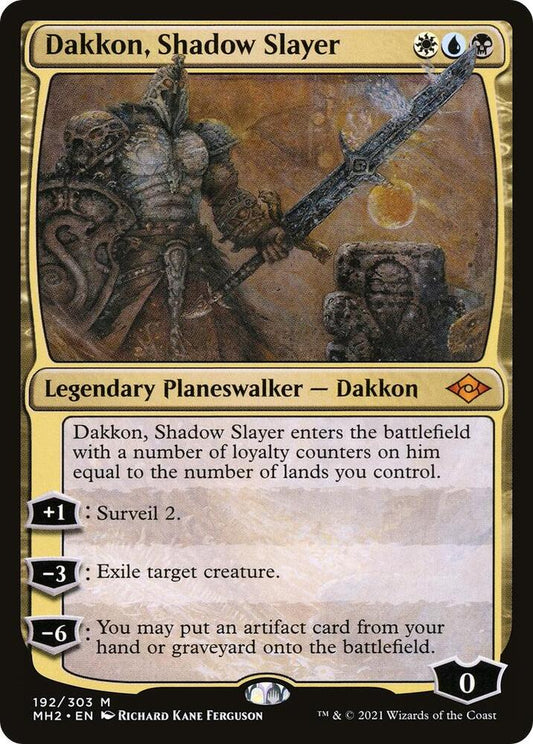 Dakkon, Shadow Slayer 192 Mythic Modern Horizons 2 NM/M