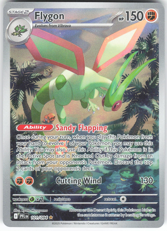 Flygon - Illustration Rare ME02: Phantasmal Flames 101/094 NM