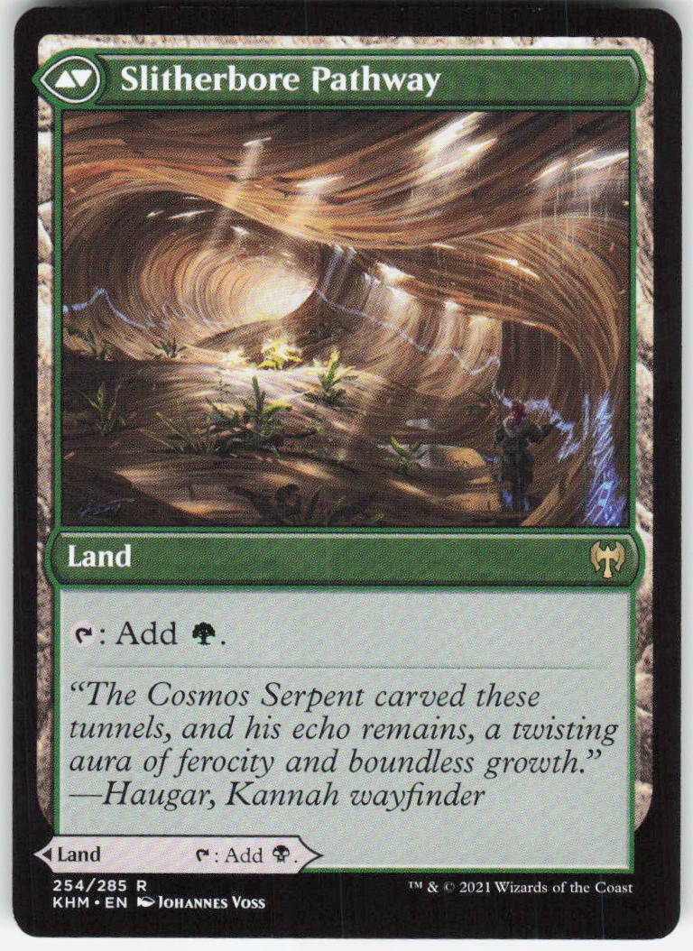 Darkbore Pathway R Kaldheim 254 NM (Back)