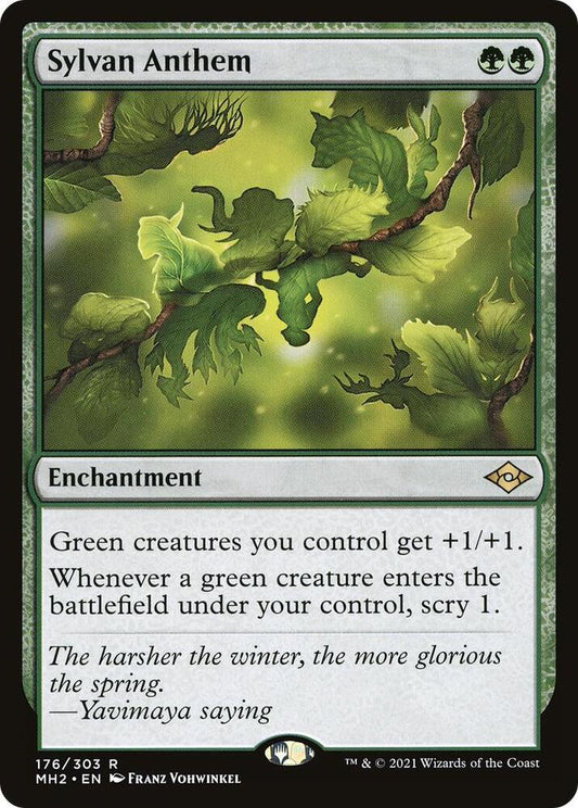 Sylvan Anthem 176 Rare Modern Horizons 2 NM/M