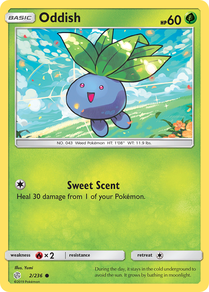 Oddish 2/236 Common Cosmic Eclipse NM/M
