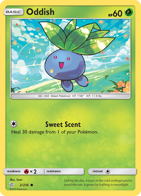 Oddish 2/236 Common Cosmic Eclipse NM/M
