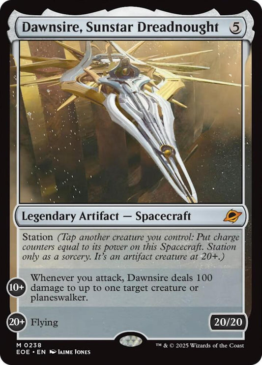Dawnsire, Sunstar Dreadnought 238 Mythic Edge of Eternities NM/M